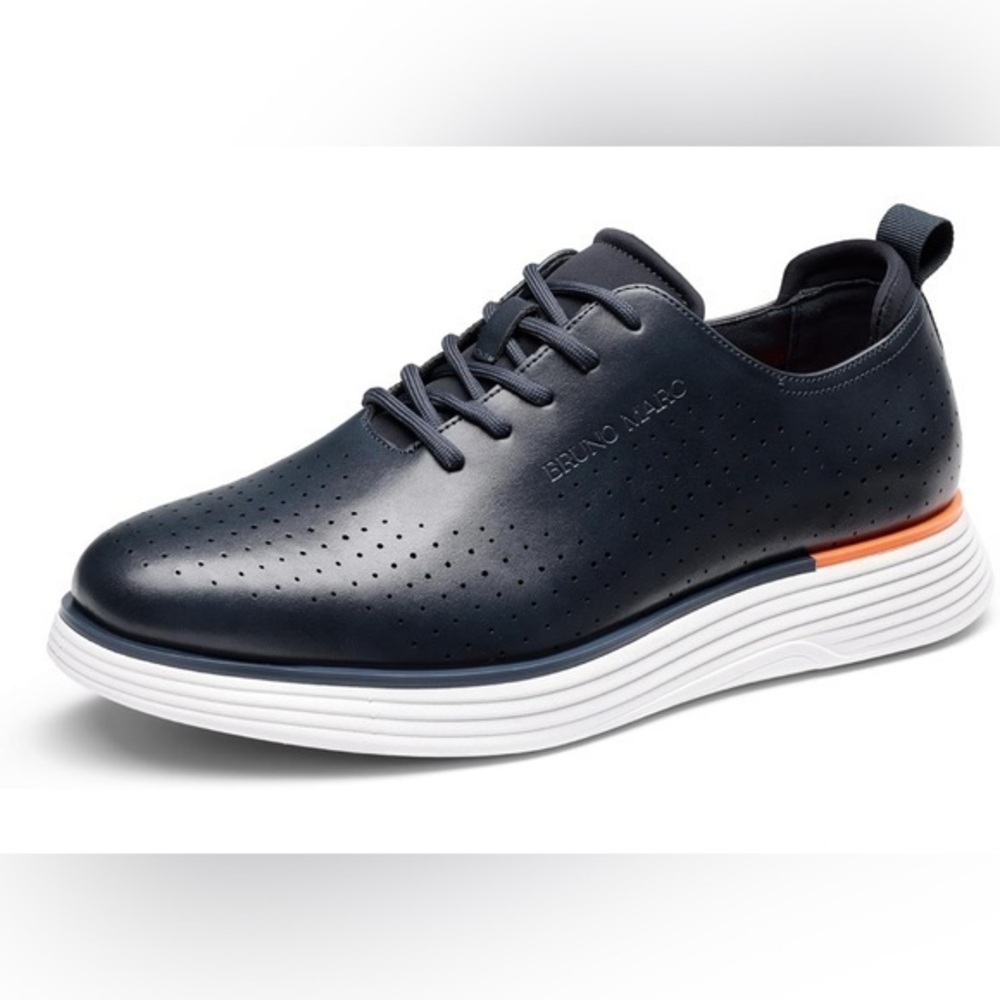 Bruno Marc Men's MaxFlex Sneakers Oxfords Shoes, Blue Size 11